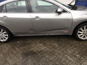 Mazda 6 beschadigd