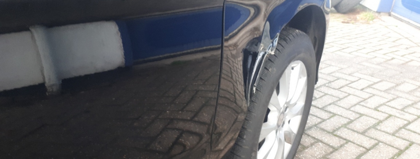 Mercedes Benz GLE beschadigd